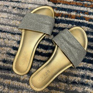 Guess Factory Rhinestone Sandals Size 5M